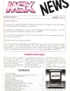 MSX News n°1 - Novembre 1986